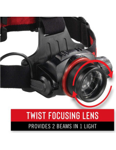 Linterna Frontal Recargable Coast HL8R 800 Lúmenes LED Negra 2