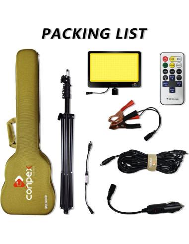 Luz LED de Camping CONPEX FR-19 PRO 23000 Lúmenes 12V