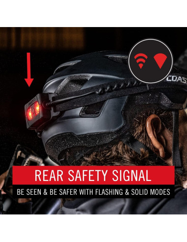 Linterna Frontal Recargable Coast RL20R 1000 Lúmenes LED Tri-Color