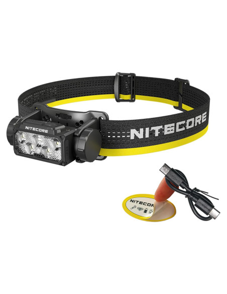 Linterna Frontal Nitecore HC60 UHE 1600 Lúmenes Recargable USB-C