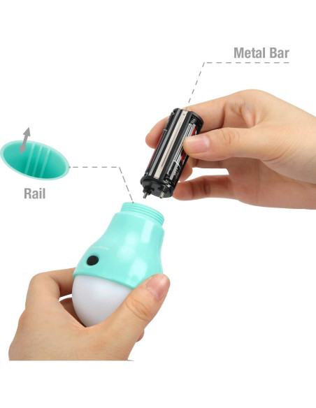 EverBrite Paquete 3 Luces de Camping y 5 Linternas Frontales