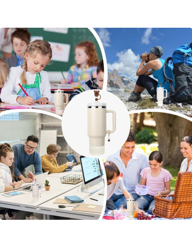 Juego de Accesorios para Taza Stanley Buchele 8 Piezas Silicona