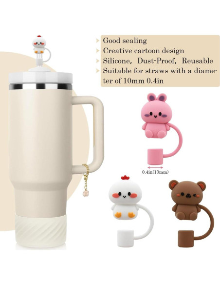 Juego de Accesorios para Taza Stanley Buchele 8 Piezas Silicona