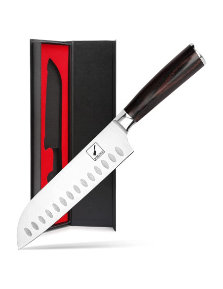 Cuchillo de Chef Santoku imarku 17.8 cm Acero Inoxidable