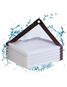 Lona Transparente Impermeable 4x2.4m Welacymet - Alta Resistencia