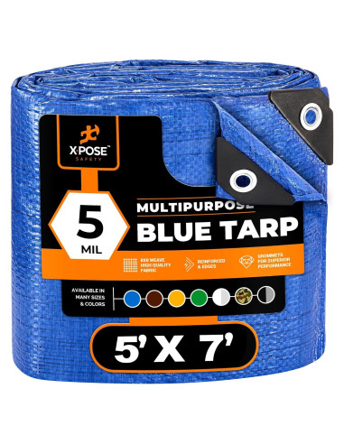 Lona Azul de Polietileno Xpose Safety 213x152 cm Impermeable