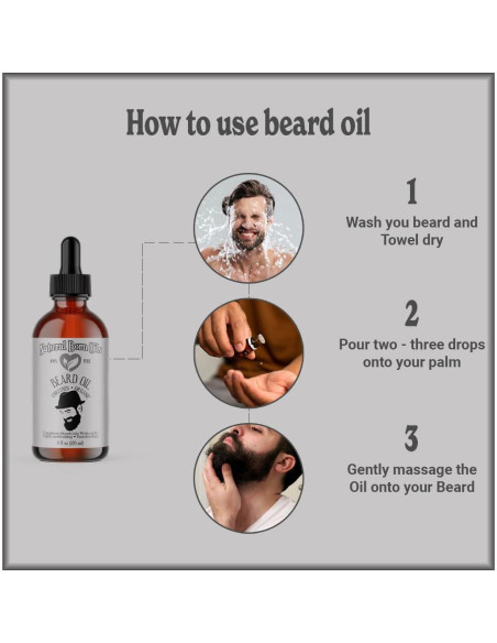 Aceite para Barba Natural Born Oils 3.78L Orgánico Vitamina E