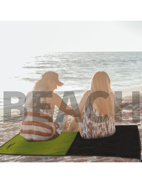 Manta de Picnic Compacta Frelaxy 71x119 cm Impermeable Verde Militar