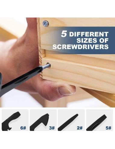 Multiherramienta BIBURY 14 en 1 con Linterna LED y Tijeras