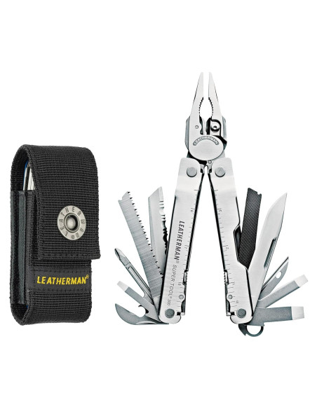 Multiherramienta Leatherman Super Tool 300 - 19 Herramientas, Acero Inoxidable