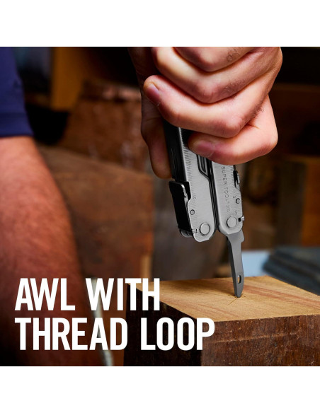 Multiherramienta Leatherman Super Tool 300 - 19 Herramientas, Acero Inoxidable