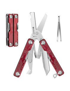 Tijeras Multiherramienta BIBURY 9 en 1 Plegable Acero Inoxidable