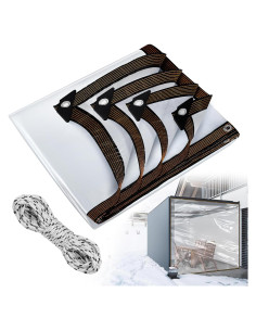 Lona Transparente Impermeable Aulock 2.99x2.99m 5 Mils