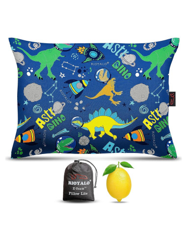 Almohada Inflable RIOYALO Dinosaurio Espacial para Niños