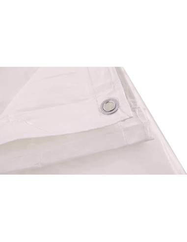 Lona Ignífuga Kotap 15x20 Pies Blanca FR-1520 para Construcción