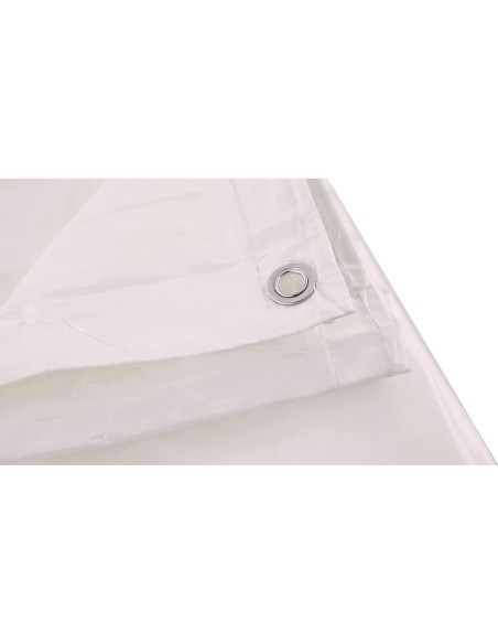 Lona Ignífuga Kotap 15x20 Pies Blanca FR-1520 para Construcción