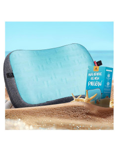 Almohada Inflable de Playa Hikenture 1208 con Funda Desmontable