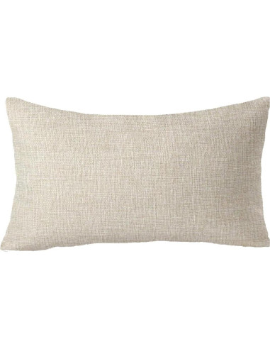 Funda de Almohada Decorativa FELENIW Algodón Lino 30x50 cm