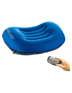 Almohada Inflable TREKOLOGY Aluft 1.0 para Camping - Azul