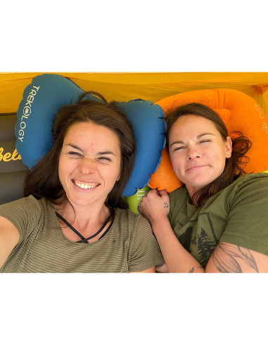 Almohada Inflable TREKOLOGY Aluft 1.0 para Camping - Azul