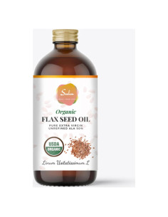 Aceite de Linaza Orgánico SULU 113.4 ml ALA 50% Sin Refinar