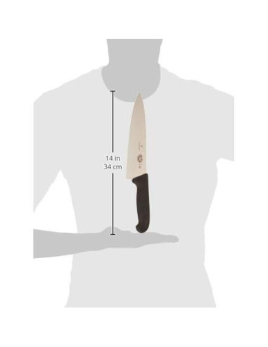 Cuchillo de Chef 20.32 cm Victorinox Fibrox Antideslizante