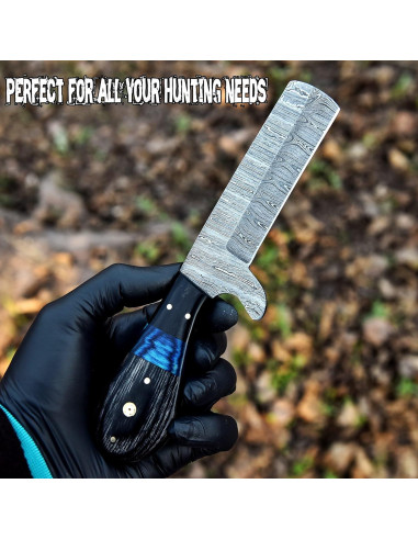 Cuchillo de Caza Knife Stack KS2092 Damasco 20.32 cm con Funda