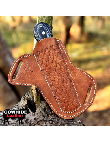 Cuchillo de Caza Knife Stack KS2092 Damasco 20.32 cm con Funda