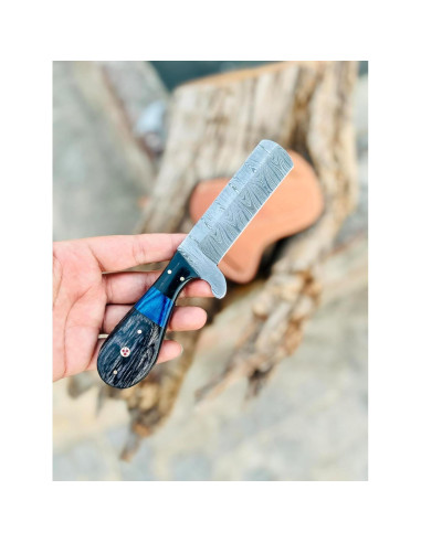 Cuchillo de Caza Knife Stack KS2092 Damasco 20.32 cm con Funda