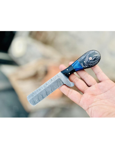 Cuchillo de Caza Knife Stack KS2092 Damasco 20.32 cm con Funda