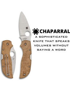 Cuchillo plegable Spyderco Chaparral Arce Ojo de Pájaro 2