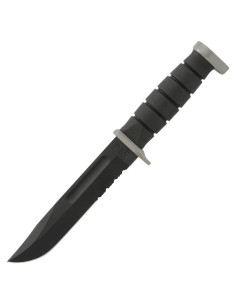 Cuchillo de Caza Ka-Bar 1283 D2 con Funda de Cuero 17.78 cm