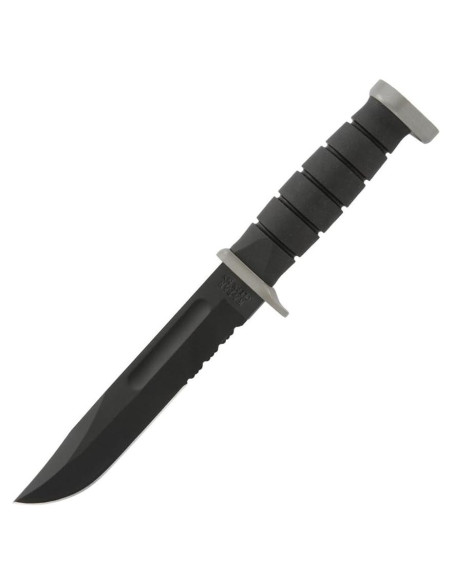 Cuchillo de Caza Ka-Bar 1283 D2 con Funda de Cuero 17.78 cm