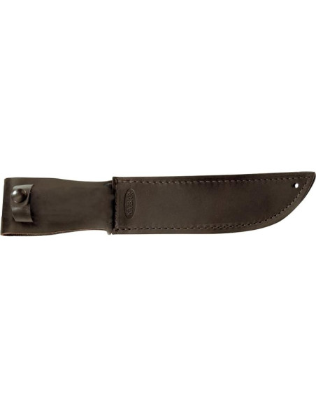 Cuchillo de Caza Ka-Bar 1283 D2 con Funda de Cuero 17.78 cm