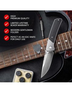 Cuchillo Plegable BKER PLUS Conductor EDC S35VN 8.51 cm 2