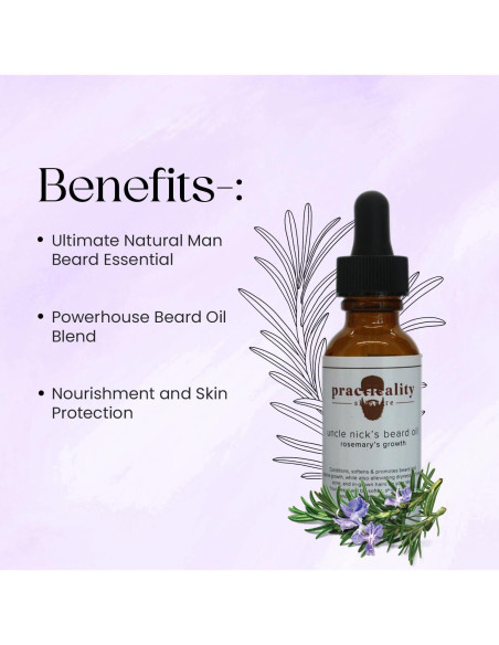 Aceite para Barba Tío Nick - Crecimiento y Acondicionamiento 30ml