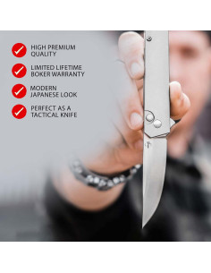 Cuchillo Plegable BKER PLUS Kwaiken EDC Titanio 7.69 cm 2