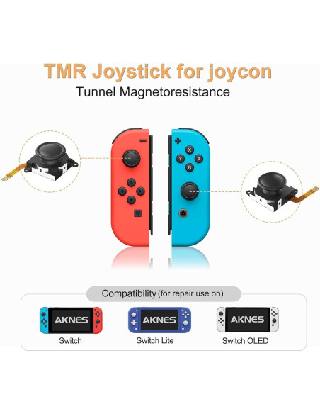 Joystick TMR AKNES para Switch/Switch Lite - Sin Deriva Joystick TMR AKNES para Switch/Switch Lite - Sin Deriva
