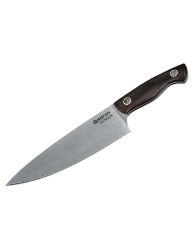 Cuchillo de Chef BOKER Saga 19.7 cm Acero Inoxidable Negro