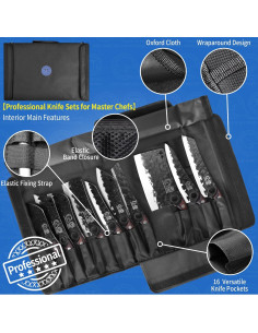 Conjunto de cuchillos de cocina profesional XYJ 10 piezas 2