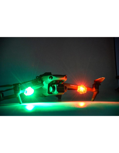 Luz Estroboscópica HeiyRC para Drones - Recargable, 10 Modos