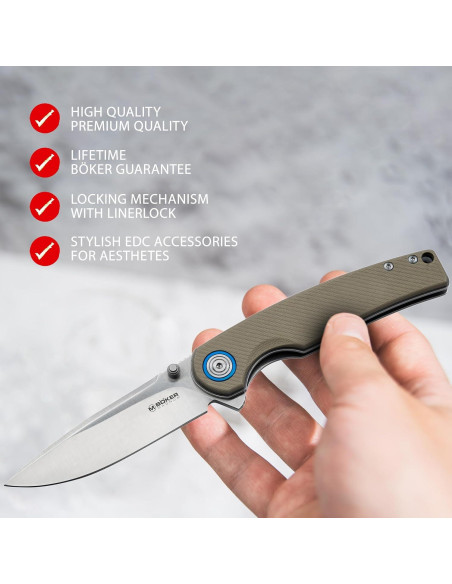 Cuchillo de Caza Boker Magnum Rekin 2023 - Hoja D2 8,1 cm Cuchillo de Caza Boker Magnum Rekin 2023 - Hoja D2 8,1 cm