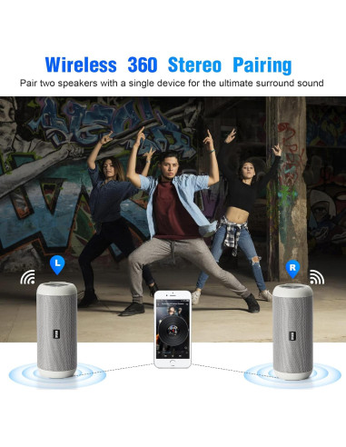 Altavoz Bluetooth Ykall M2 Pro 30W Impermeable IP67 30h