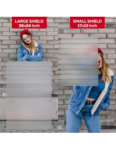 Escudo de Invisibilidad OWLHAUS 43.18x33.02cm con Mangos 2