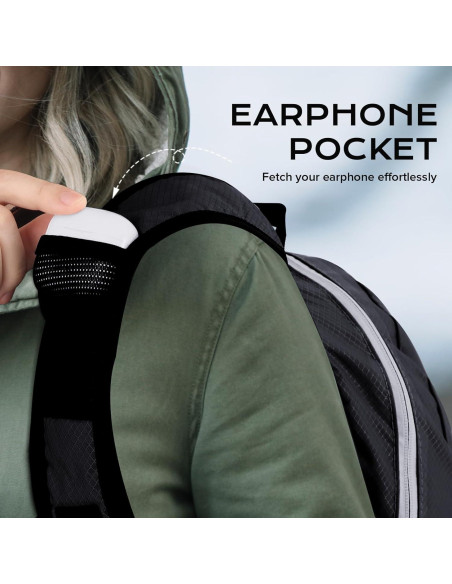 Mochila de Senderismo Resistente al Agua 15L - Unisex