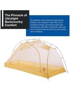 Tienda Ultraligera Big Agnes Tiger Wall UL 1 Persona Impermeable 2