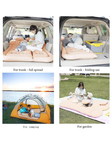 Colchón de Aire SUV SAYGOGO Inflable 175x130cm Beige