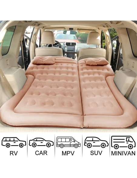 Colchón de Aire SUV SAYGOGO Inflable 175x130cm Beige