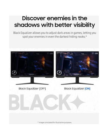 Monitor de Juegos Samsung Odyssey G3 24" FHD 180Hz 1ms