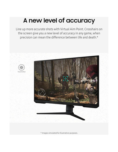 Monitor de Juegos Samsung Odyssey G3 24" FHD 180Hz 1ms